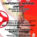 Campionatul National De Karate Kyokushinkai 2017