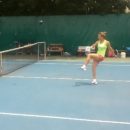 SUPER VIDEO | Poate l-ai ratat! Simona Halep si Irina Begu joaca tenis…cu piciorul!