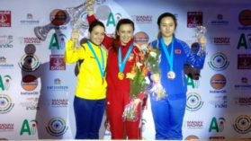 Laura Ilie-Coman a luat medalia de argint la Cupa Mondiala de tir sportiv de la New Delhi! Va termina sezonul in primele 3 din lume!