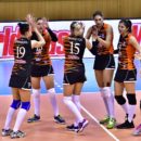 CSM Bucuresti a primit medaliile si trofeul de campioana la volei