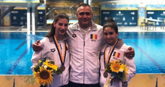 Nicoleta Angelica Muscalu si Antonia Mihaela Pavel, bronz la Campionatele Mondiale de sarituri in apa